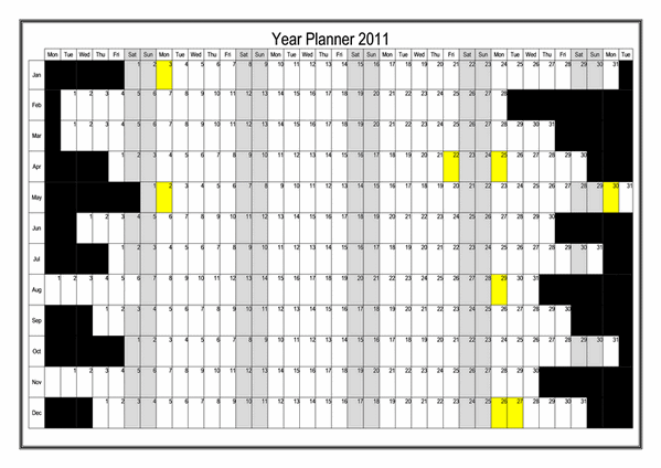 Calendars Templates 2011