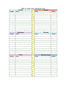Weekly Appointment Sheet...