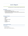 An A+ Report