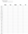 Conference Room Schedule