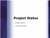 Project Status