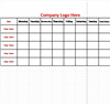 Store Schedule (blank)
