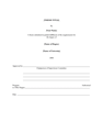 Thesis Format