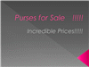 Purses For Sale