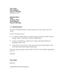 Resume Cover