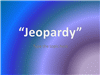 Jeopardy Template-6 Topic