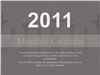 2011 Calendar