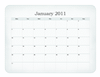 2011 Calendar (mon-sun)