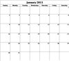2011 Calendar - Blank...