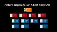 Powerpoint Multicolor Picture Slide Chart For Organization