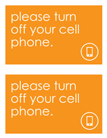 Anti Cell Phone Sign Wanted Poster Template