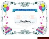 Free 30th Birthday Invitations Templates For Him Or Her