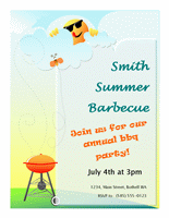 Summer Barbeque Wanted Poster Template