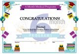 6 Month Medical Certificate Programs Template